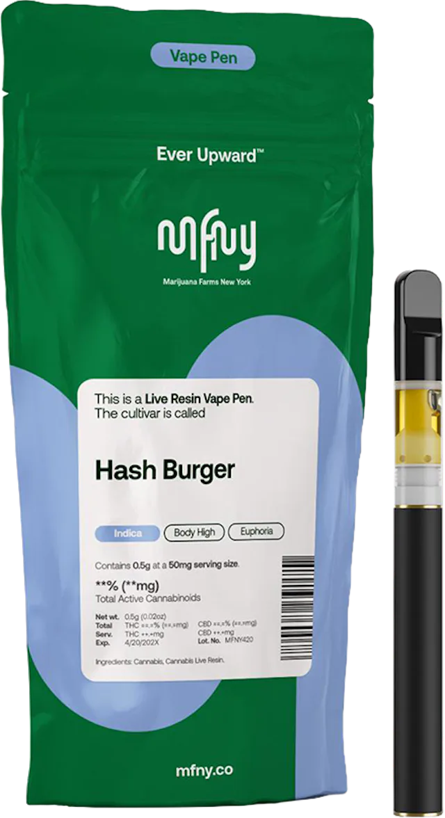 MFNY | Vape | .5g AIO | Live Resin Hash Burger