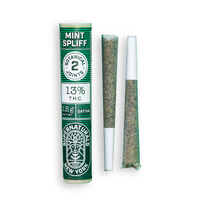 Supernaturals | Botanical Preroll | 2pk | 1.5g | Mint Spliff