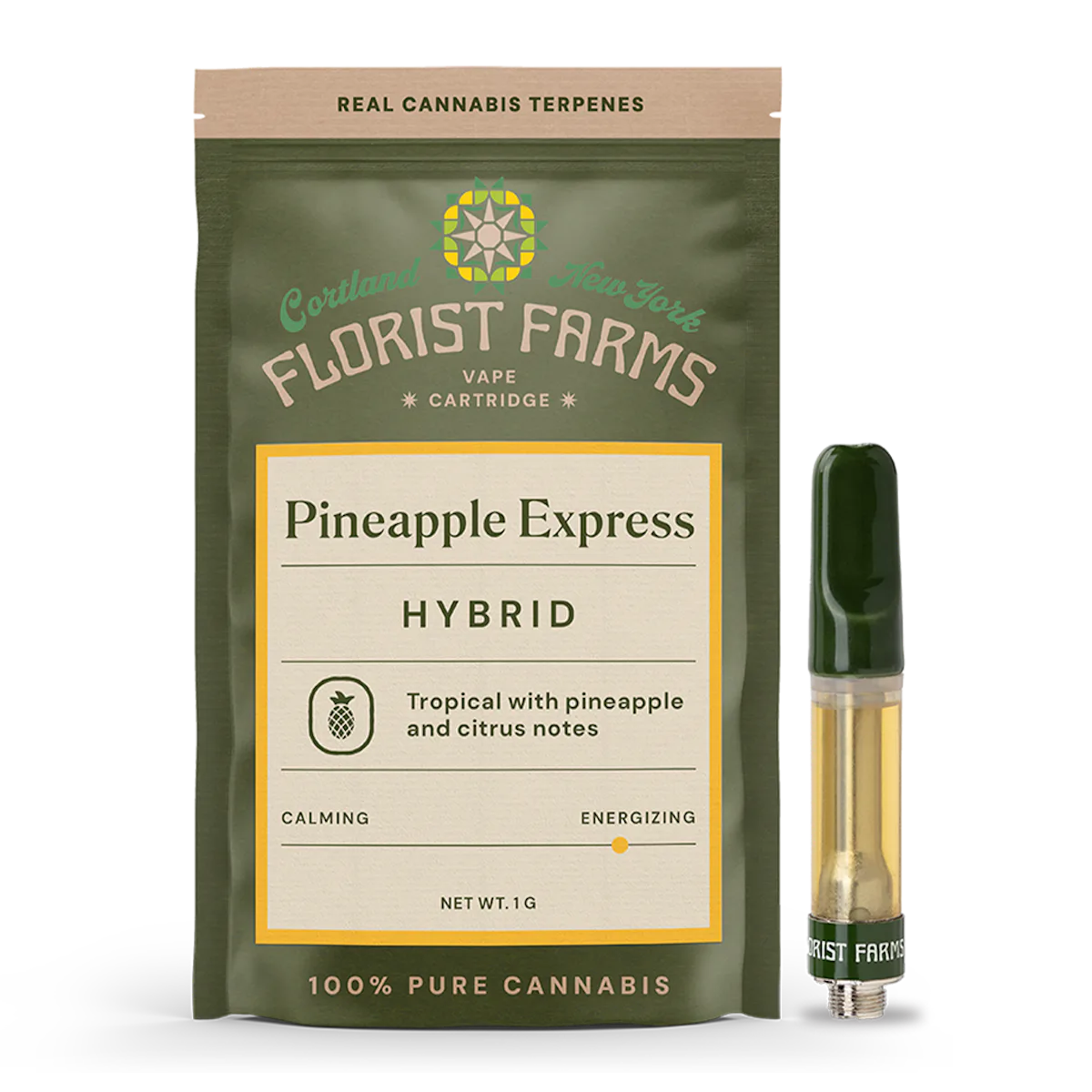 Florist Farms | Vape | 1g Cart | Pineapple Express