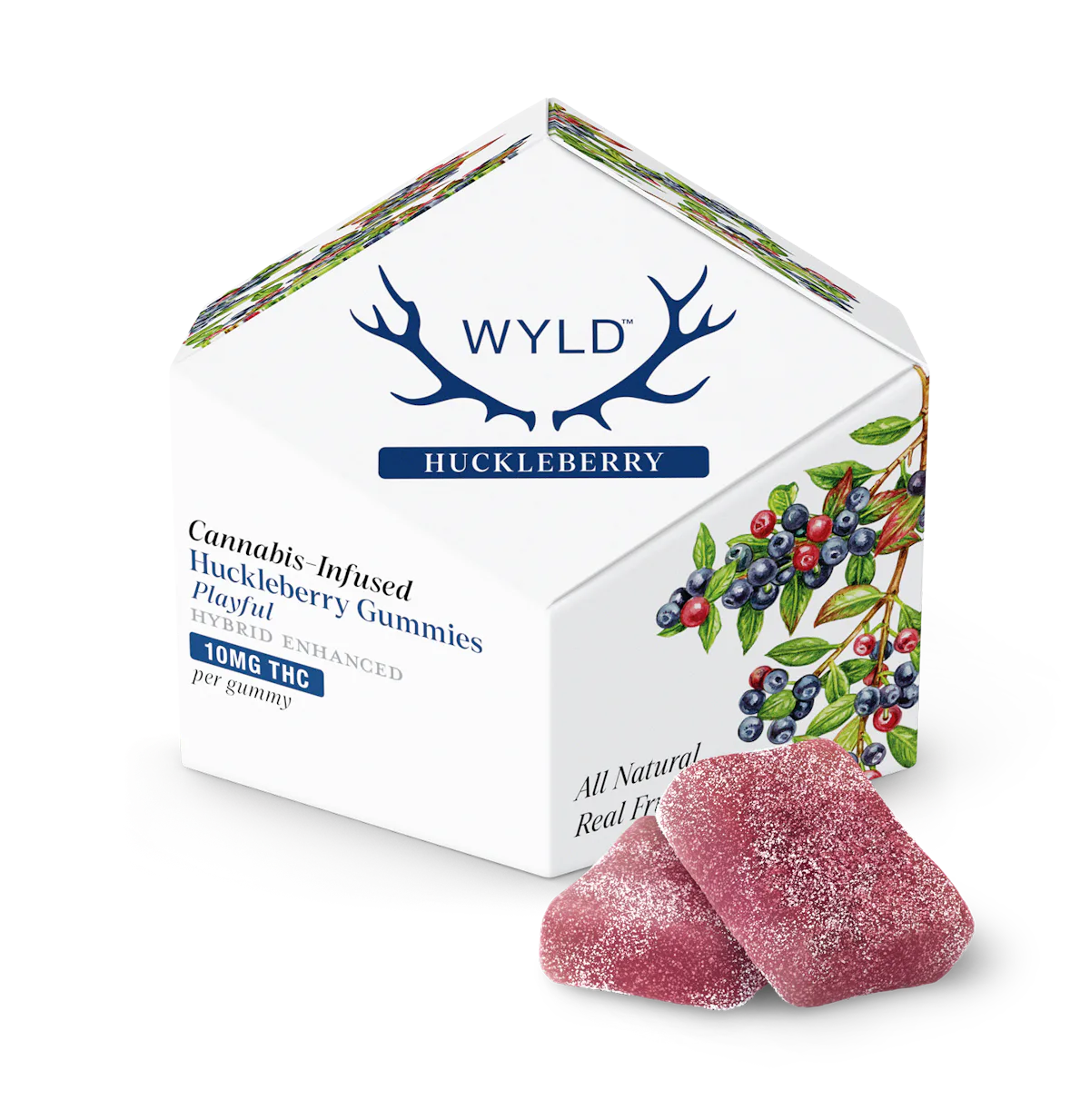 WYLD | Gummy | 10pk | 100mg | Playful Huckleberry