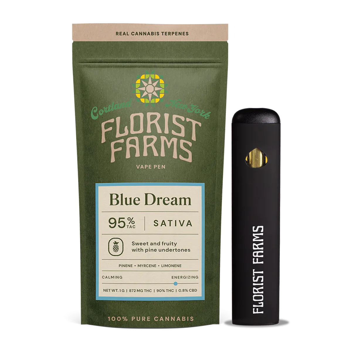 Florist Farms | Vape | 1g AIO | Blue Dream