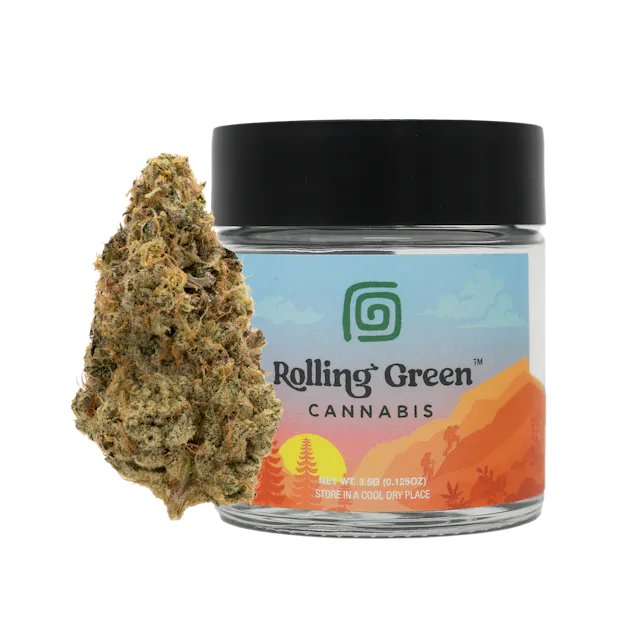 Rolling Green | Flower | Standard Jar | 3.5g | SFVOG