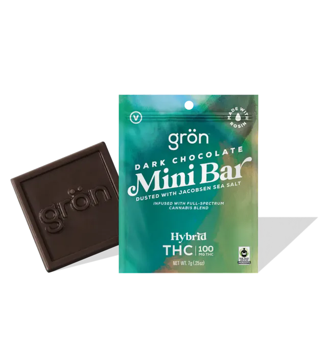 Gron | 100mg | Mini Dark Chocolate Bar - Hybrid