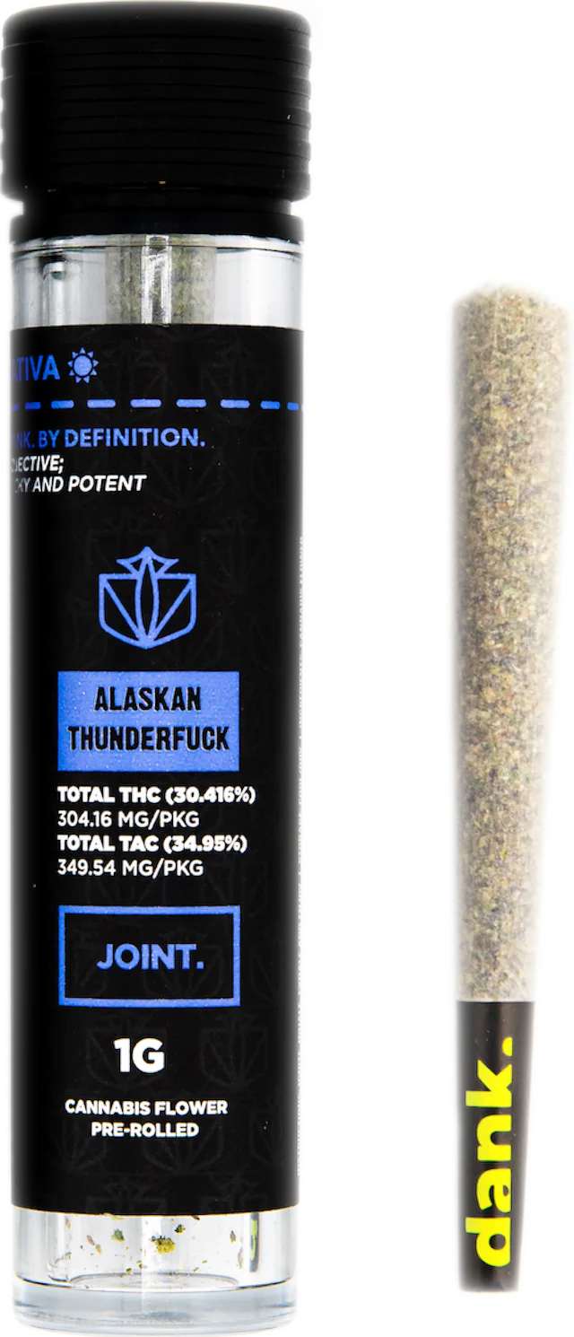 Dank | Preroll | 1g | Alaskan Thunderfuck