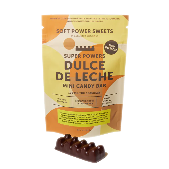 Soft Power Sweets | Edibles | 100mg | 'High Dose' Dulce De Leche