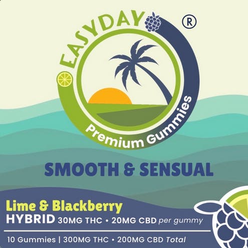 Lime Blackberry 30mg THC & 20mg CBD x 10ct.