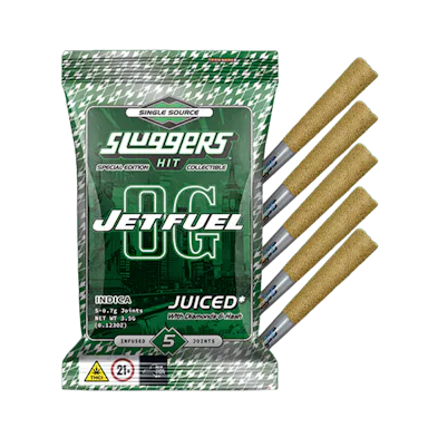 Sluggers | Preroll | 5pk | 3.5g | Infused Jetfuel OG