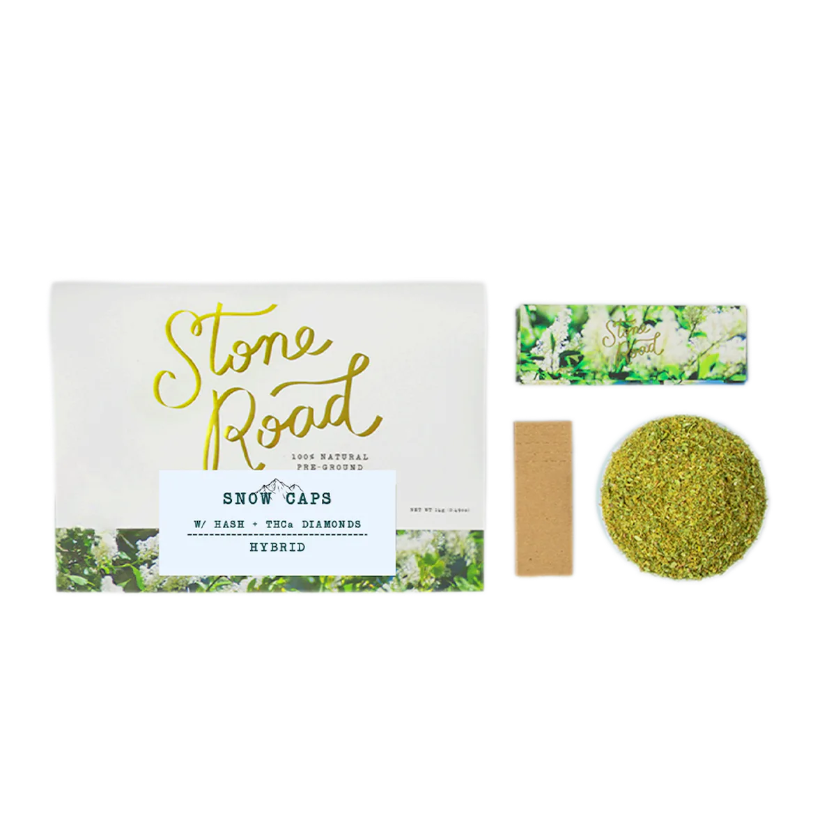 Stone Road | Flower | 14g | Infused Pre-Ground - Snow Caps