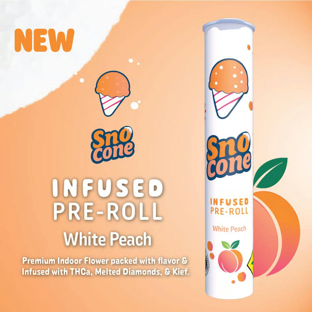 SPP - White Peach Inf Pre-roll (SnoCone)