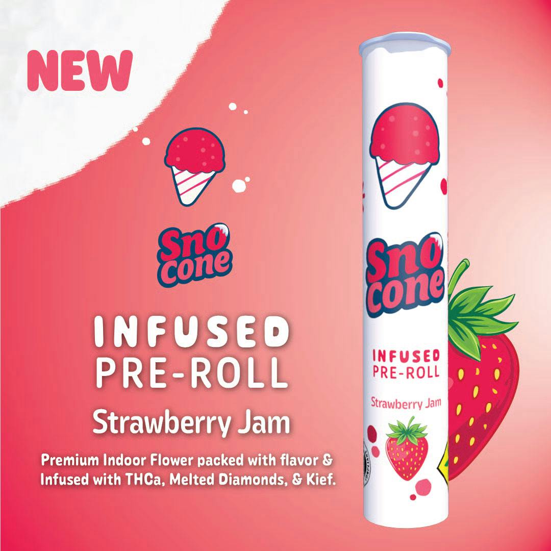 SPP - Strawberry Jam - Inf pre-roll (SnoCone))