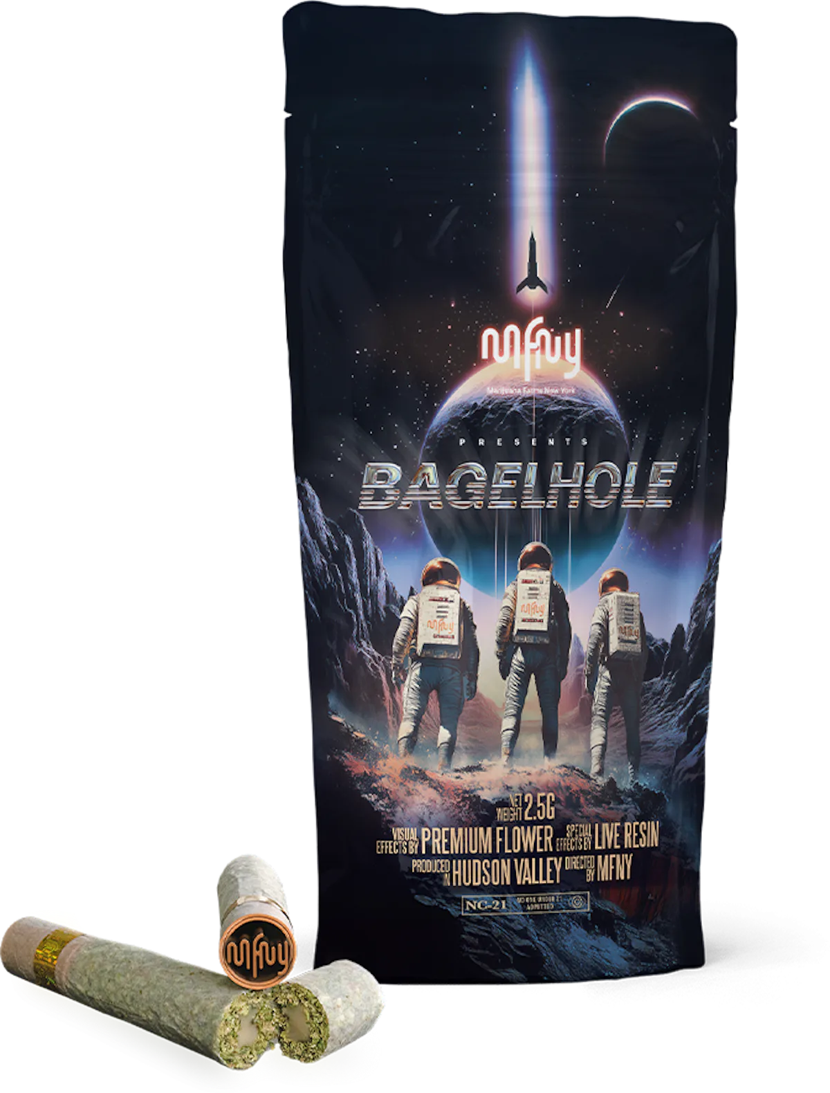 MFNY | Preroll | 2g | BagelHole- Live Resin Honey Banana x Honey Banana