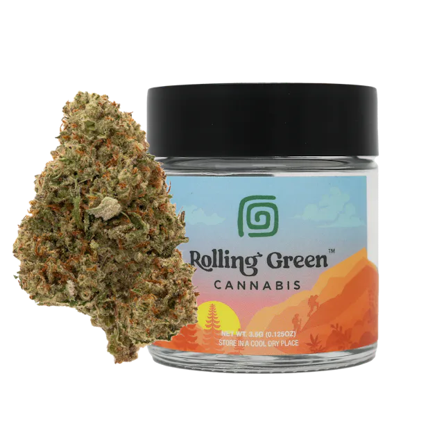 Rolling Green | Flower | Standard Jar | 3.5g | Code Red