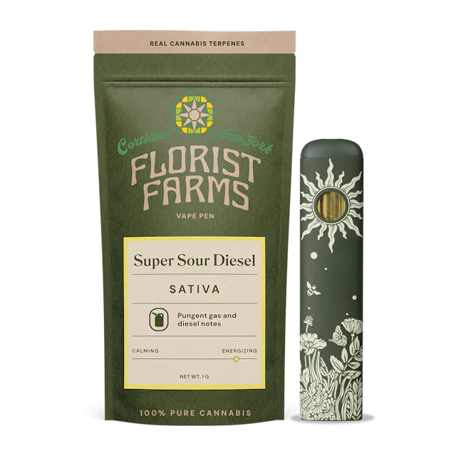 Florist Farms | Vape | 1g AIO | Super Sour Diesel