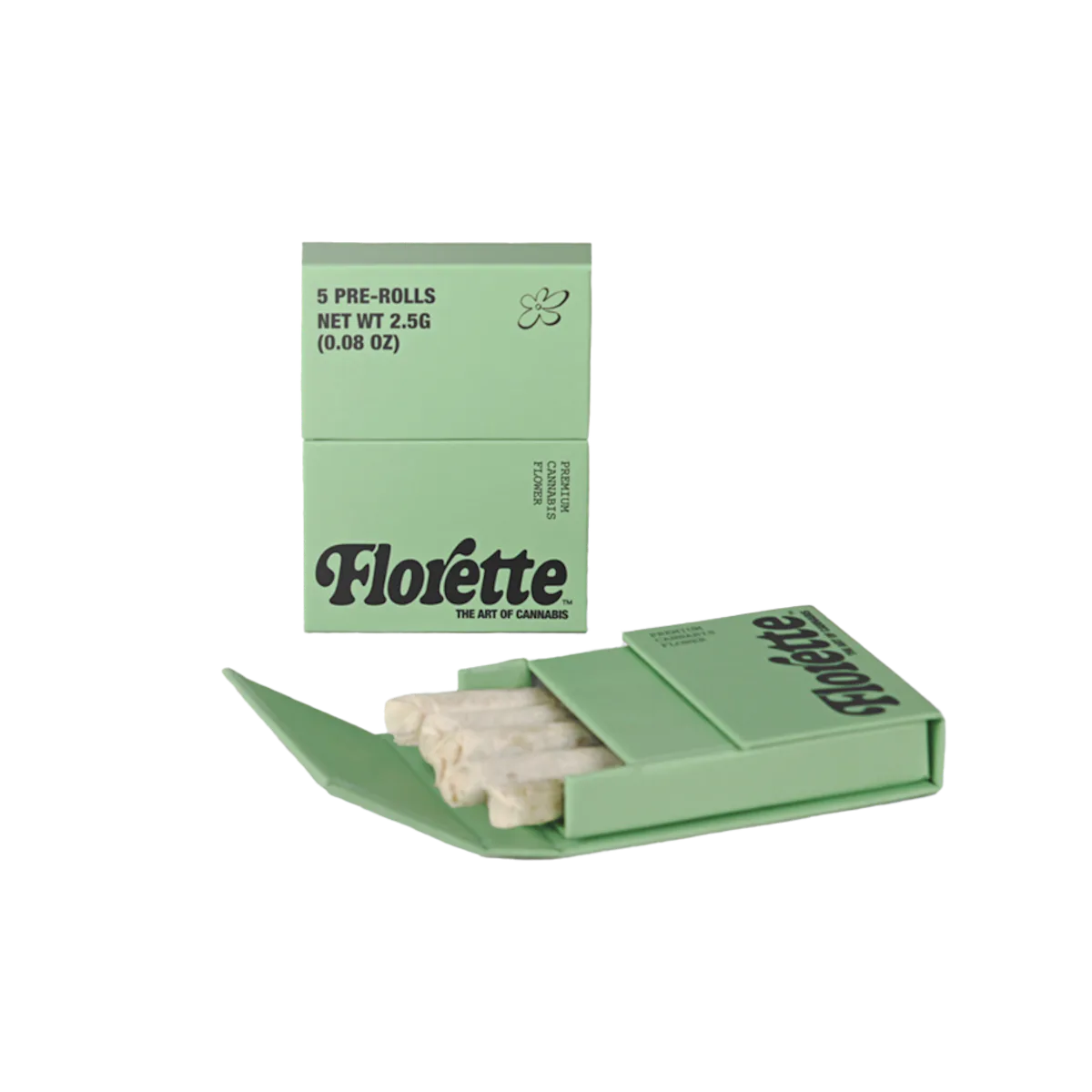 Florette | Preroll | 5pk | 2.5g | Grease Monkey