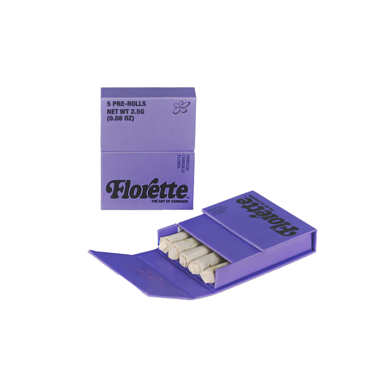 Florette | Preroll | 5pk | 2.5g | Super Lemon Dragon
