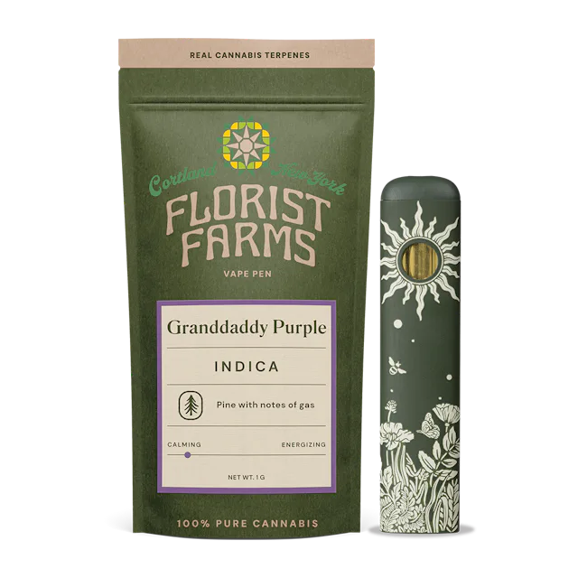 Florist Farms | Vape | 1g AIO | Granddaddy Purp
