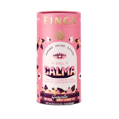 Finca | Gummy | 10pk | 100mg | CHILL Calma Guava 2:1 (THC:CBD)