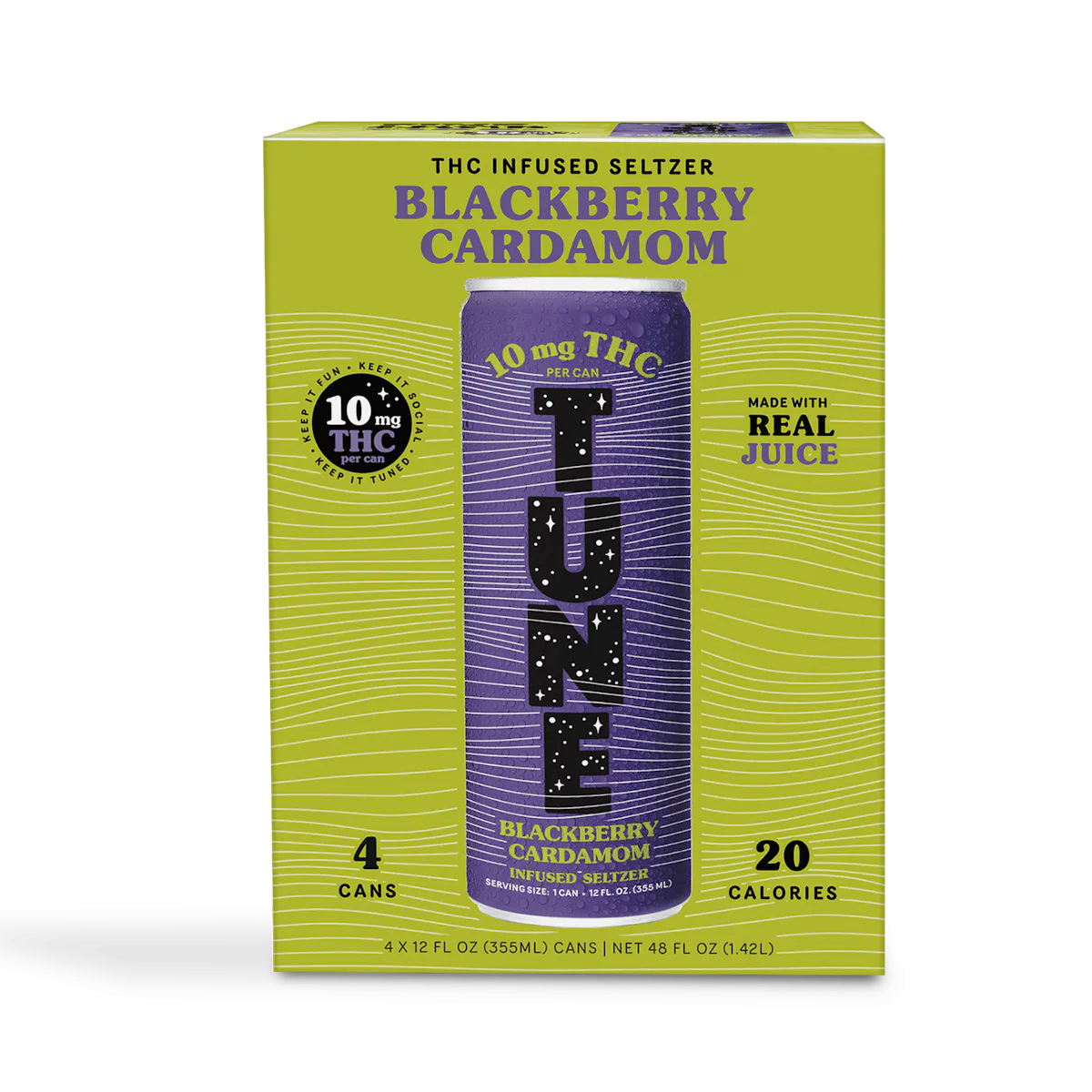 Tune | Beverage | 4pk | Blackberry Cardamom