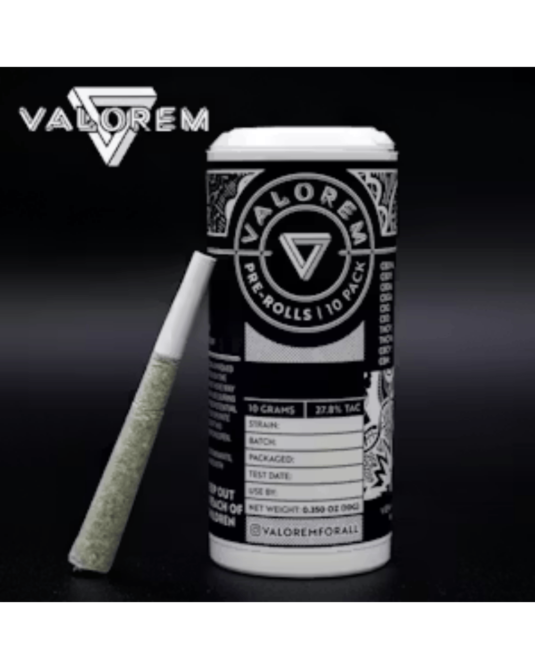 Valorem | Green Crack | 1g Preroll | 10 Pk