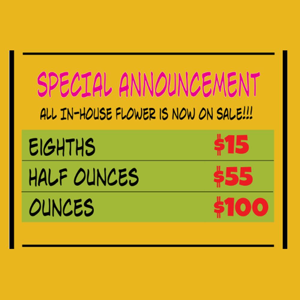 * Small Batch Flower Sale * - 1/8oz in Lewiston