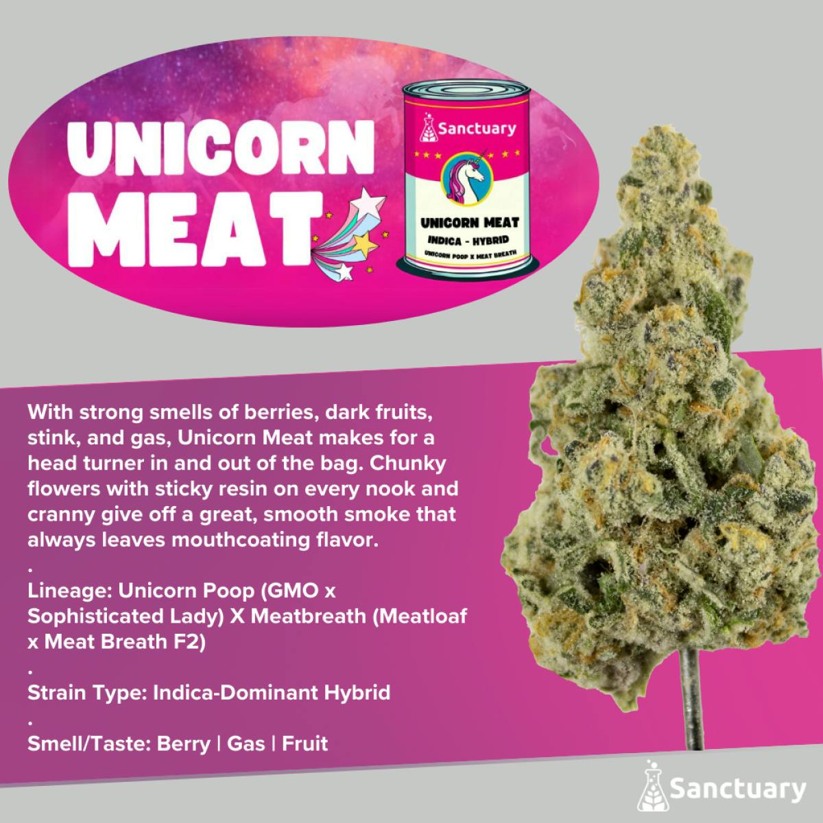 Unicorn Meat | 28g | Indica Dom. Hybrid