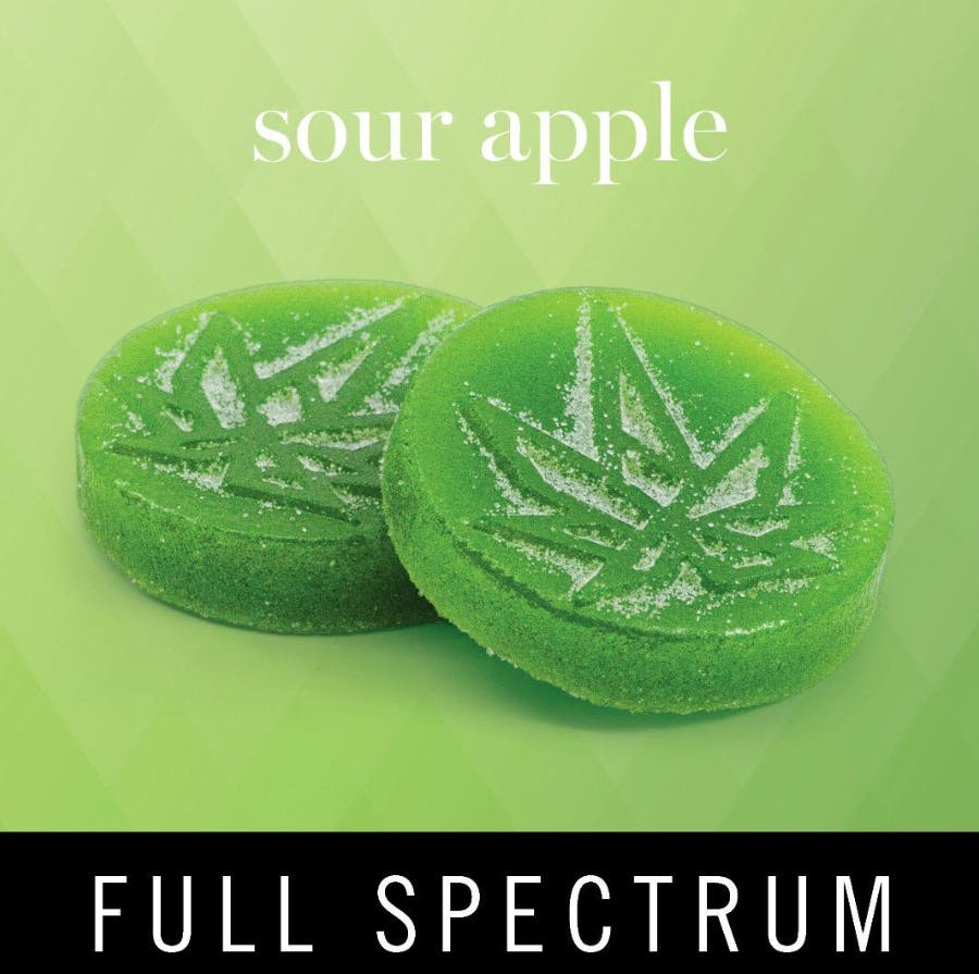 Live Rosin Gummies 10pk - Sour Apple Hybrid