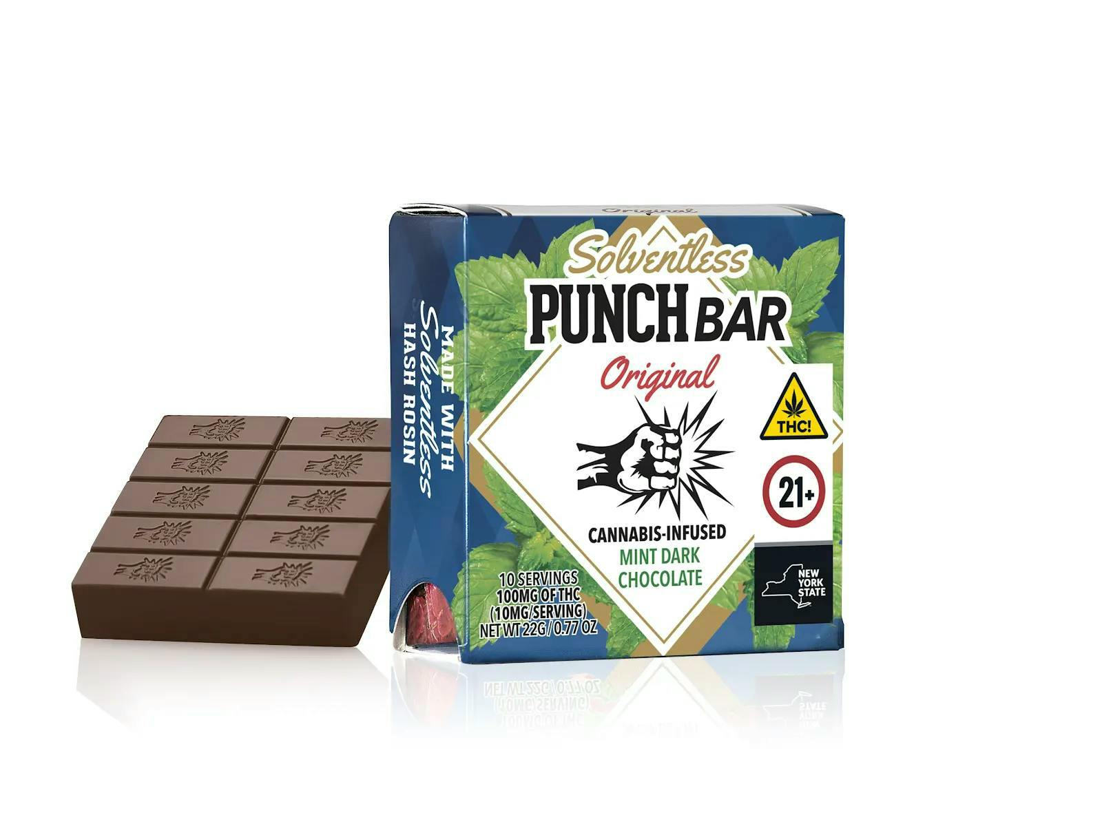 Dark Chocolates | Rosin | Mint Bar | 10pk x 10mg | 100 mg