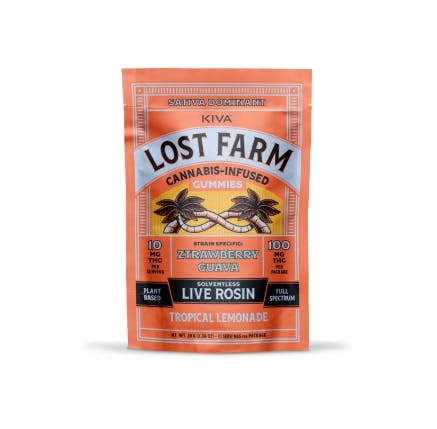 Live Rosin Gummies | Tropical Lemonade x Ztrawberry Guava | 10pk x 10mg | 100 mg