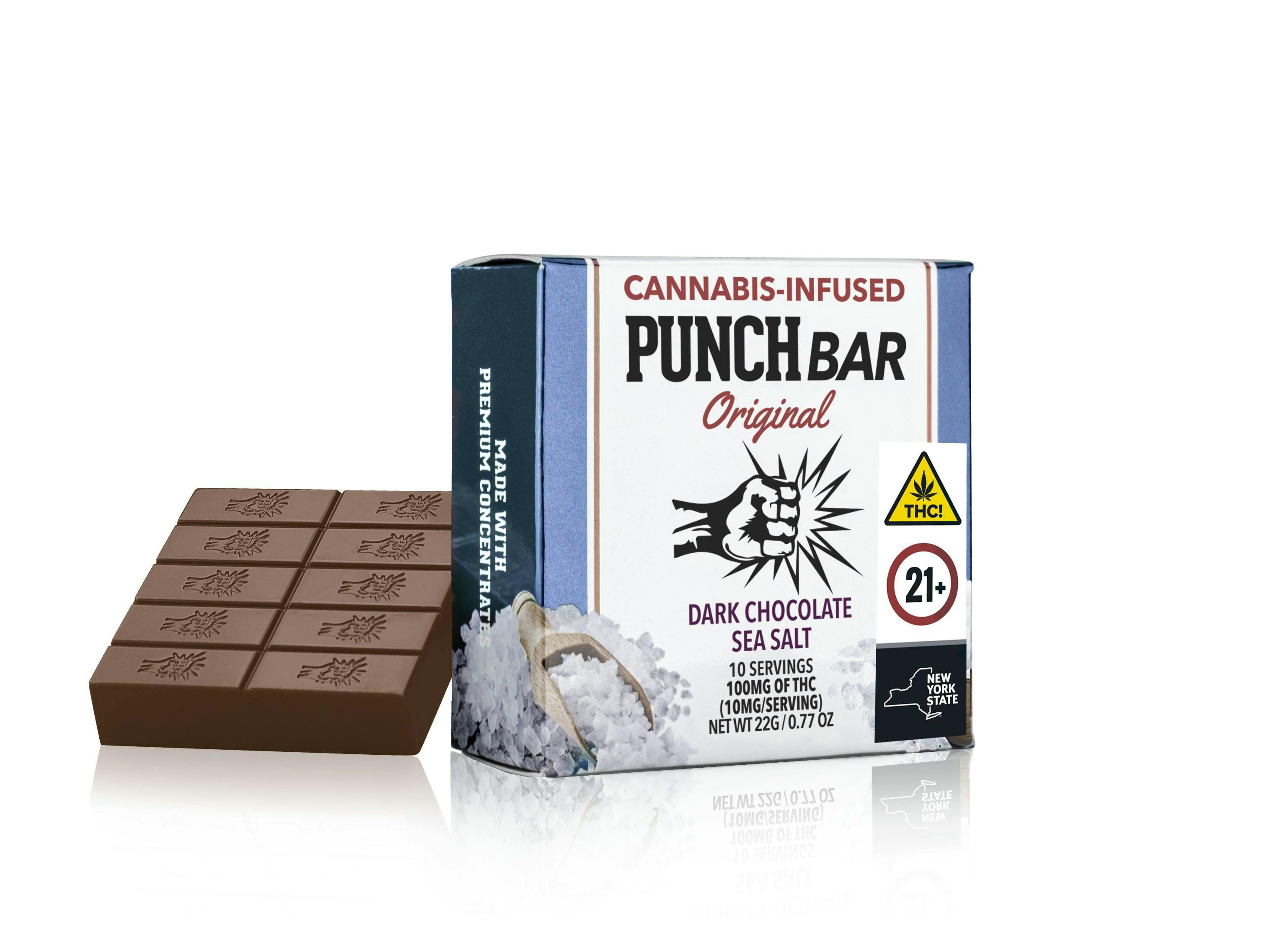 Dark Chocolates | Sea Salt Bar | 10pk x 10mg |100 mg