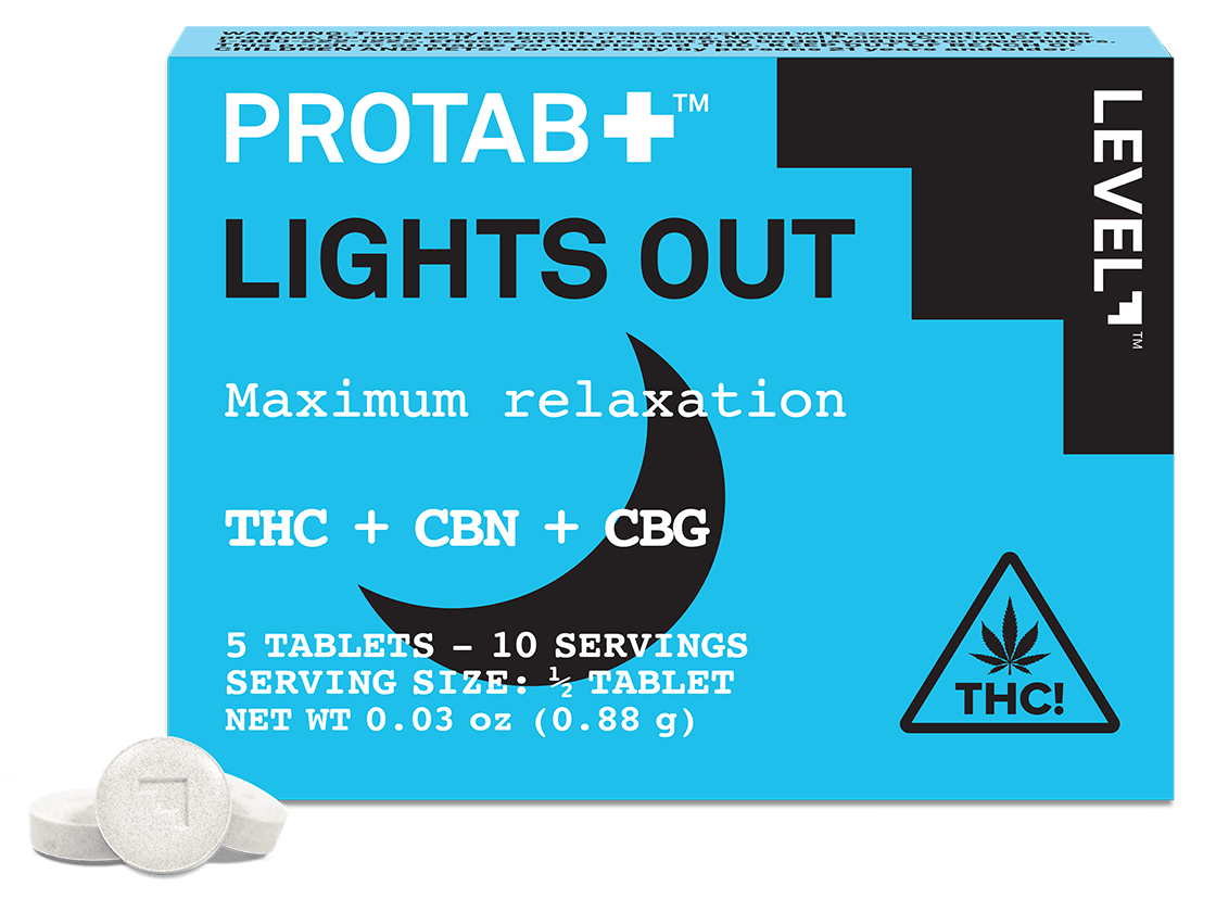 Tablets | Protab+ Lights Out  | 10:5:2 | THC:CBN:CBG | 5ct | 100 mg