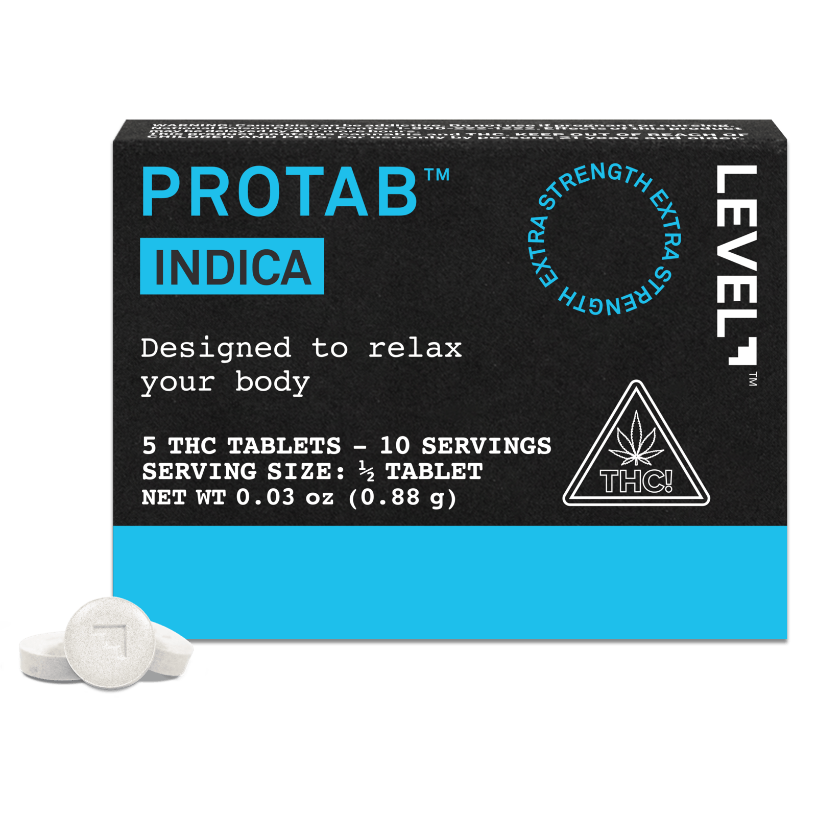 Tablets | Protab Indica "Extra Strength" | 5ct x 20mg | 100 mg