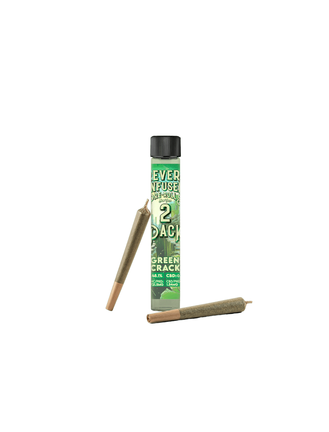 Infused Pre-Rolls | Green Crack | 2pk x 0.75g | 1.5 g