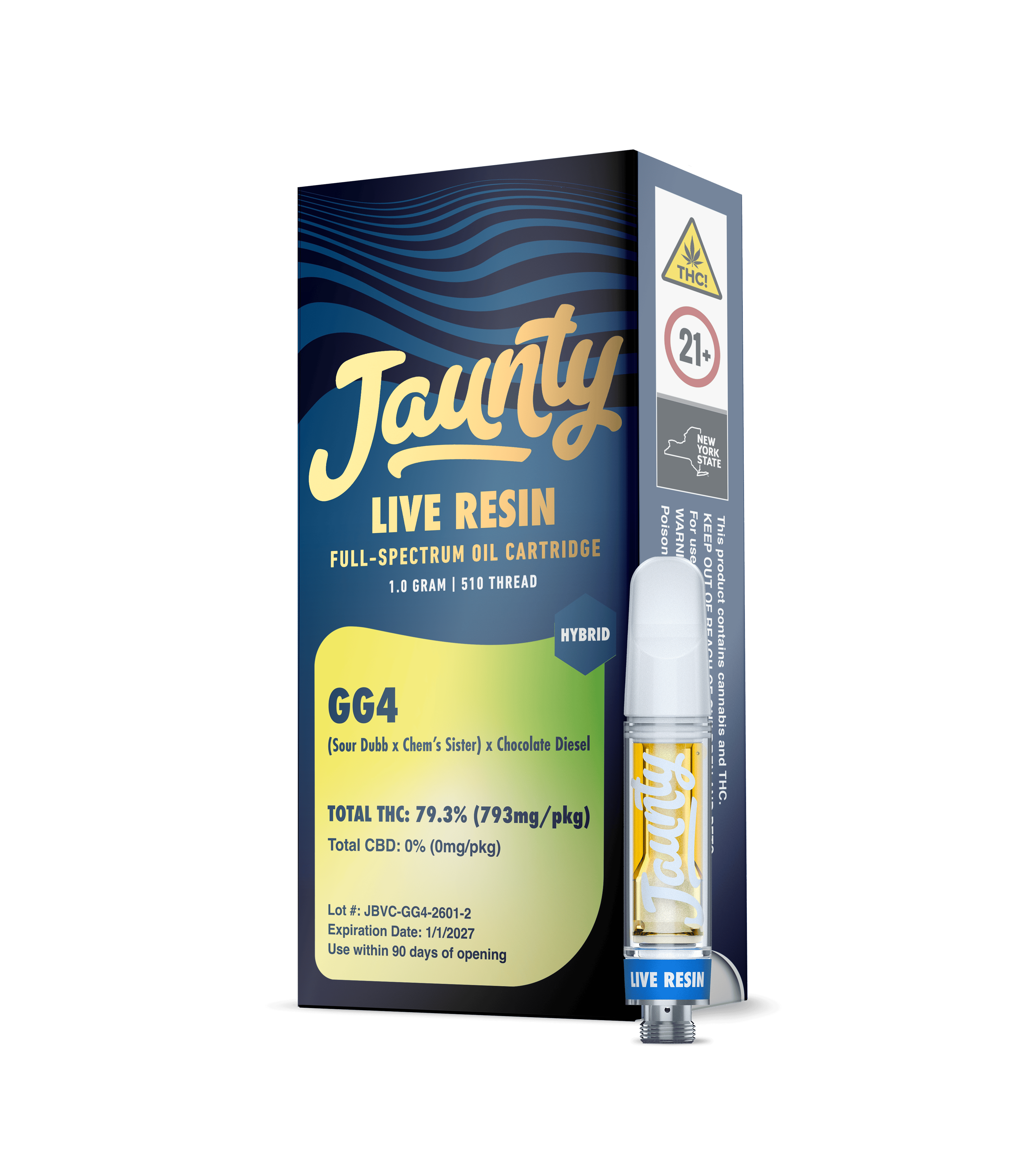 510 Cartridges | Live Resin | GG4 | 1 g