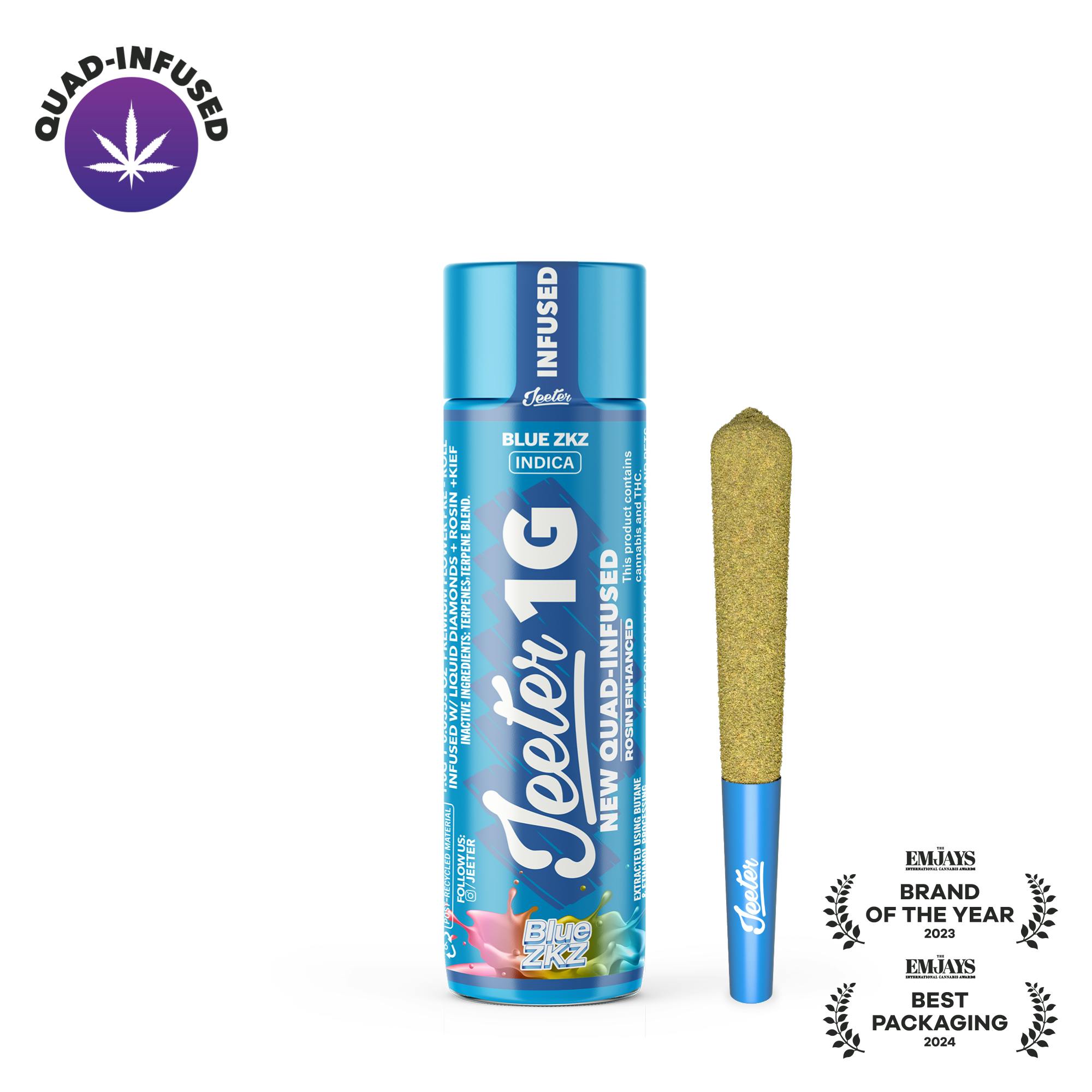 Infused Pre-Rolls | Blue ZKZ | 1 g