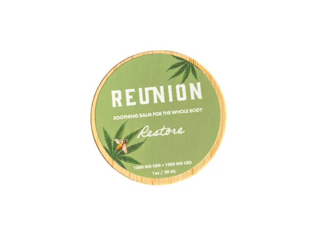 Reunion | Topical | 2000mg | Restore 1:1 (CBG:CBD)