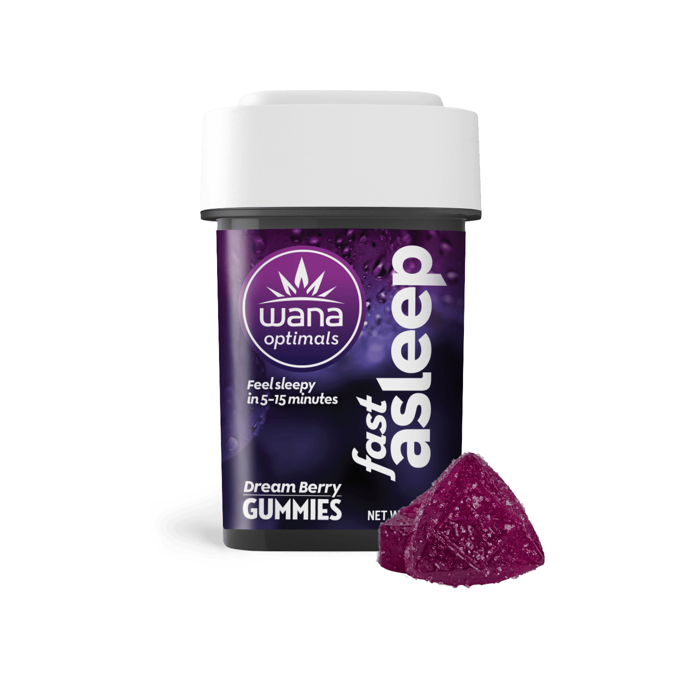 Gummies | Optimals Fast Asleep | 10:2:2:2 | CBD:CBN:CBG:THC | 10pk