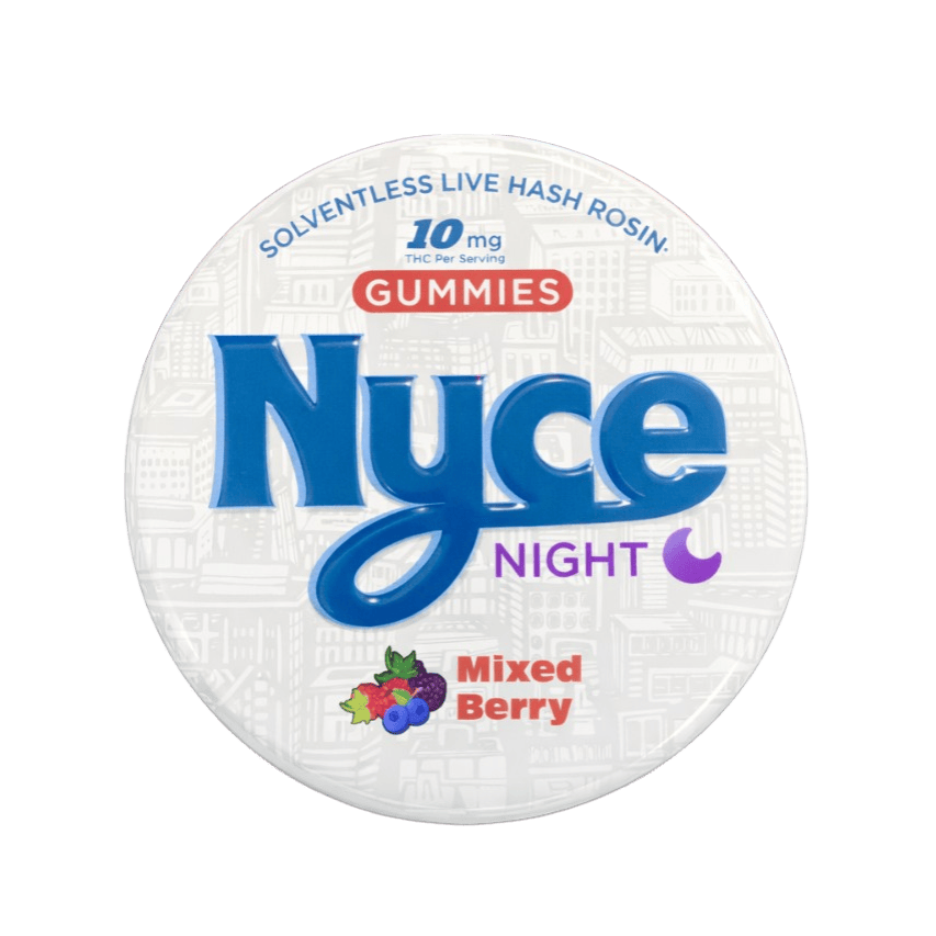 Live Rosin Gummies | Mixed Berry "Night" | 10pk x 10mg | 100 mg