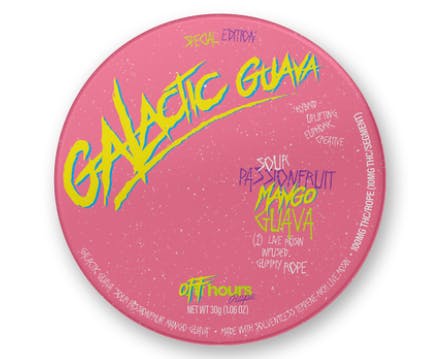 Gummies | Live Rosin Rope | Galactic Guava | Sour Passionfruit Mango Guava | 1pk | 100 mg