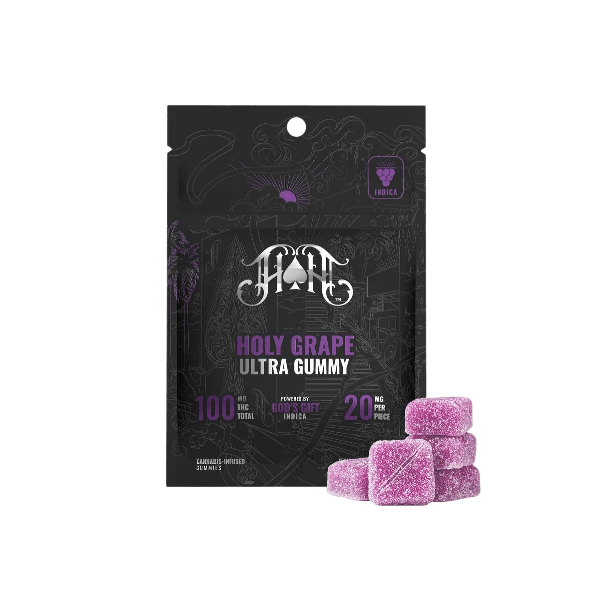 Gummies | Holy Grape Ultra Gummy | 5pk x 20mg | 100 mg