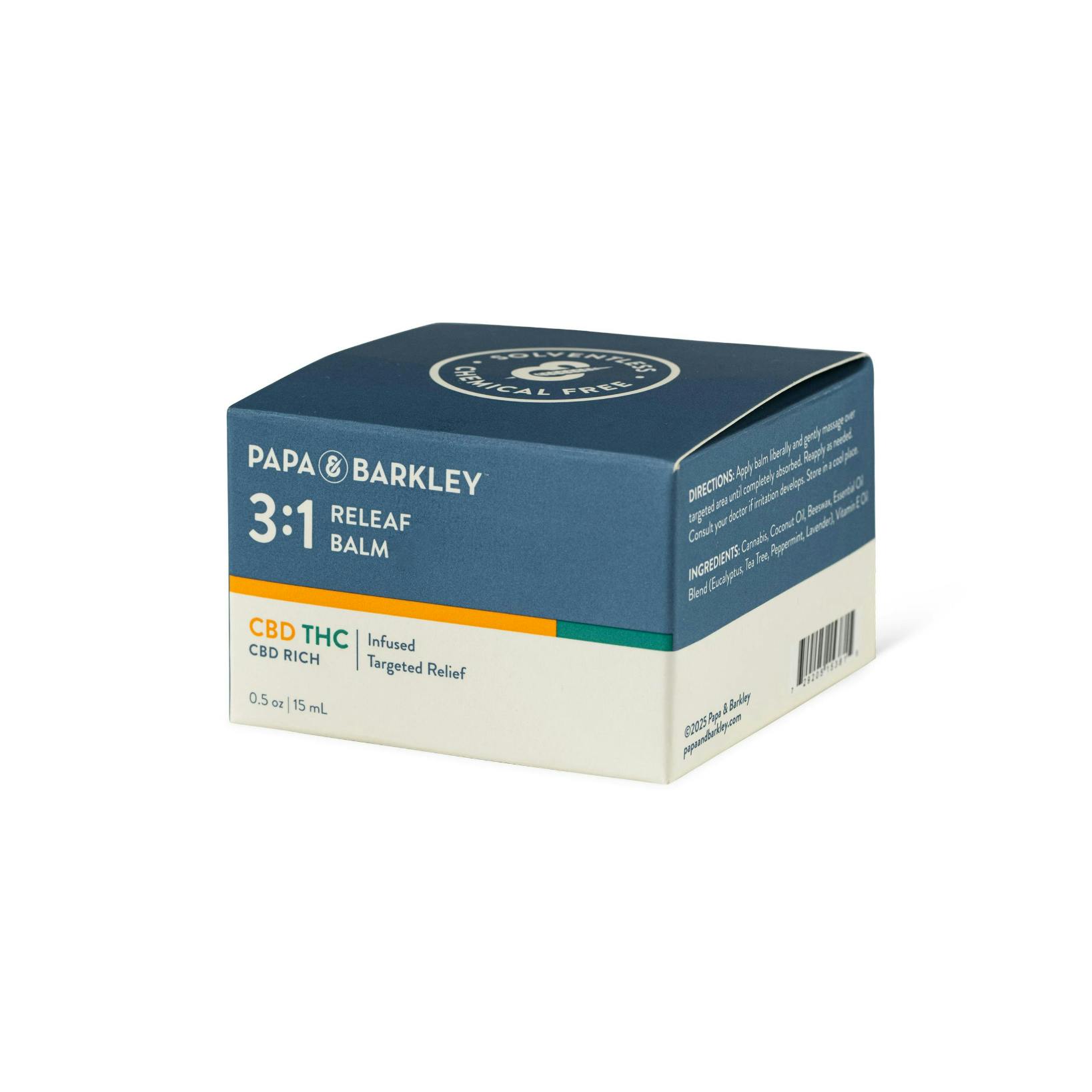 Topicals | Balm | Releaf | 3:1 | CBD:THC | 120 mg : 40 mg | 15 ml
