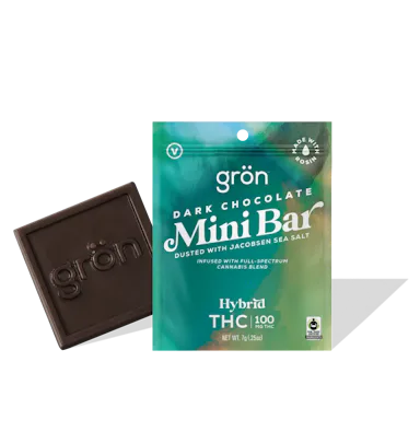 Gron | 100mg | Mini Dark Chocolate Bar - Hybrid