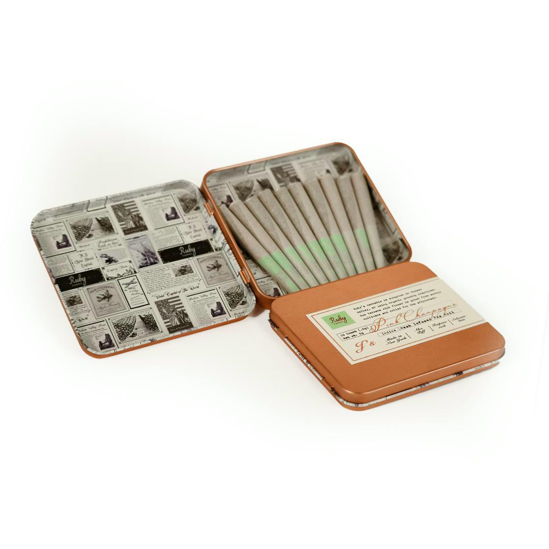 Infused Pre-Rolls | Hash Doobies | Pink Champagne | 10pk x 0.5g | 5 g