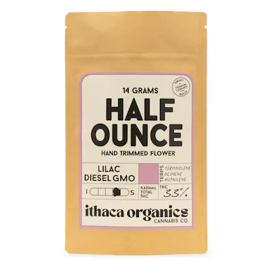 Ithaca Organics | Flower | 14g | Lilac Diesel GMO