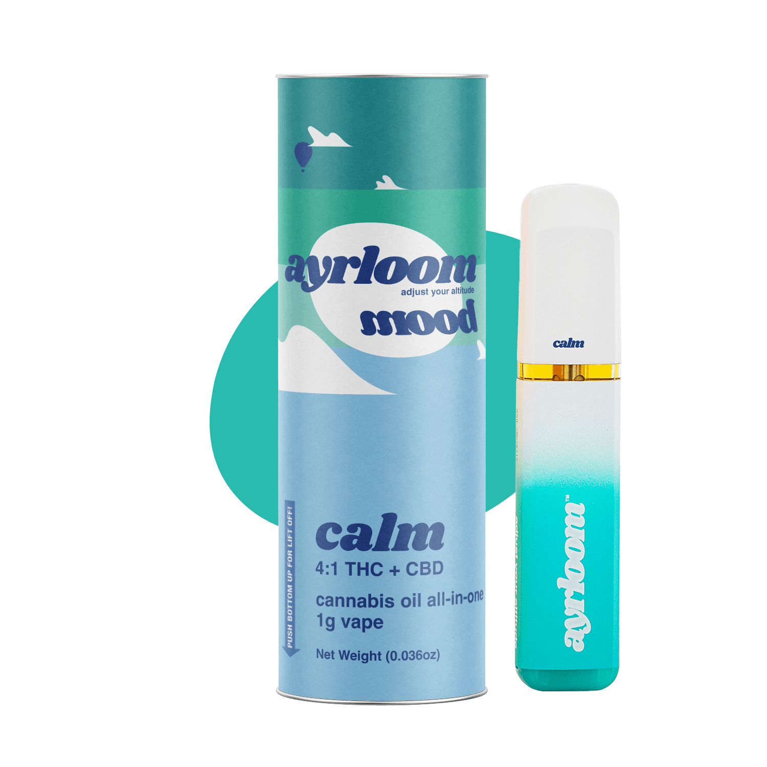 AIO Vape | 4:1 | THC:CBD | Calm | 1 g
