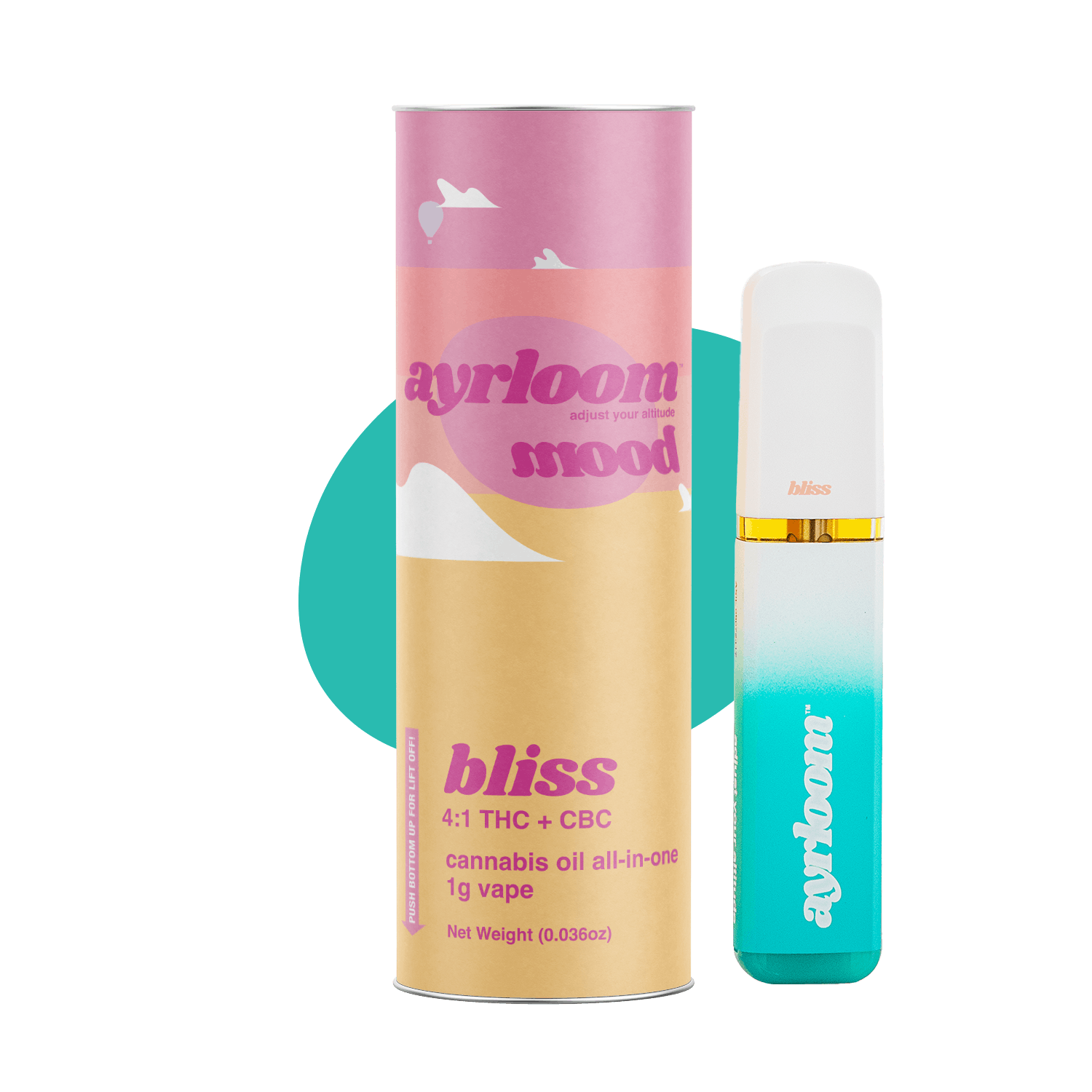 AIO Vape | 4:1 | THC:CBC | Bliss | 1 g