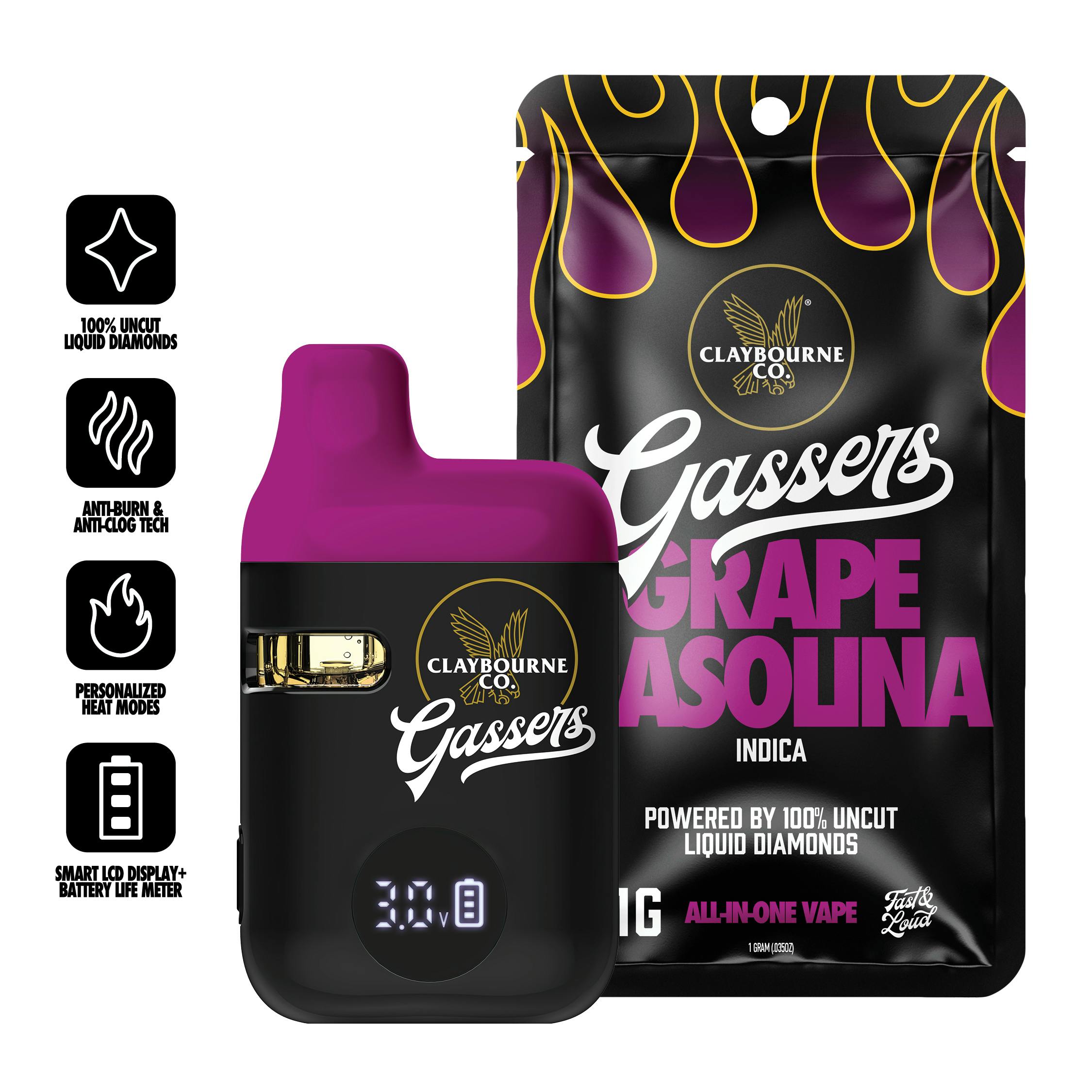 AIO Vape | Live Liquid Diamonds | Gassers | Grape Gasolina | 1 g