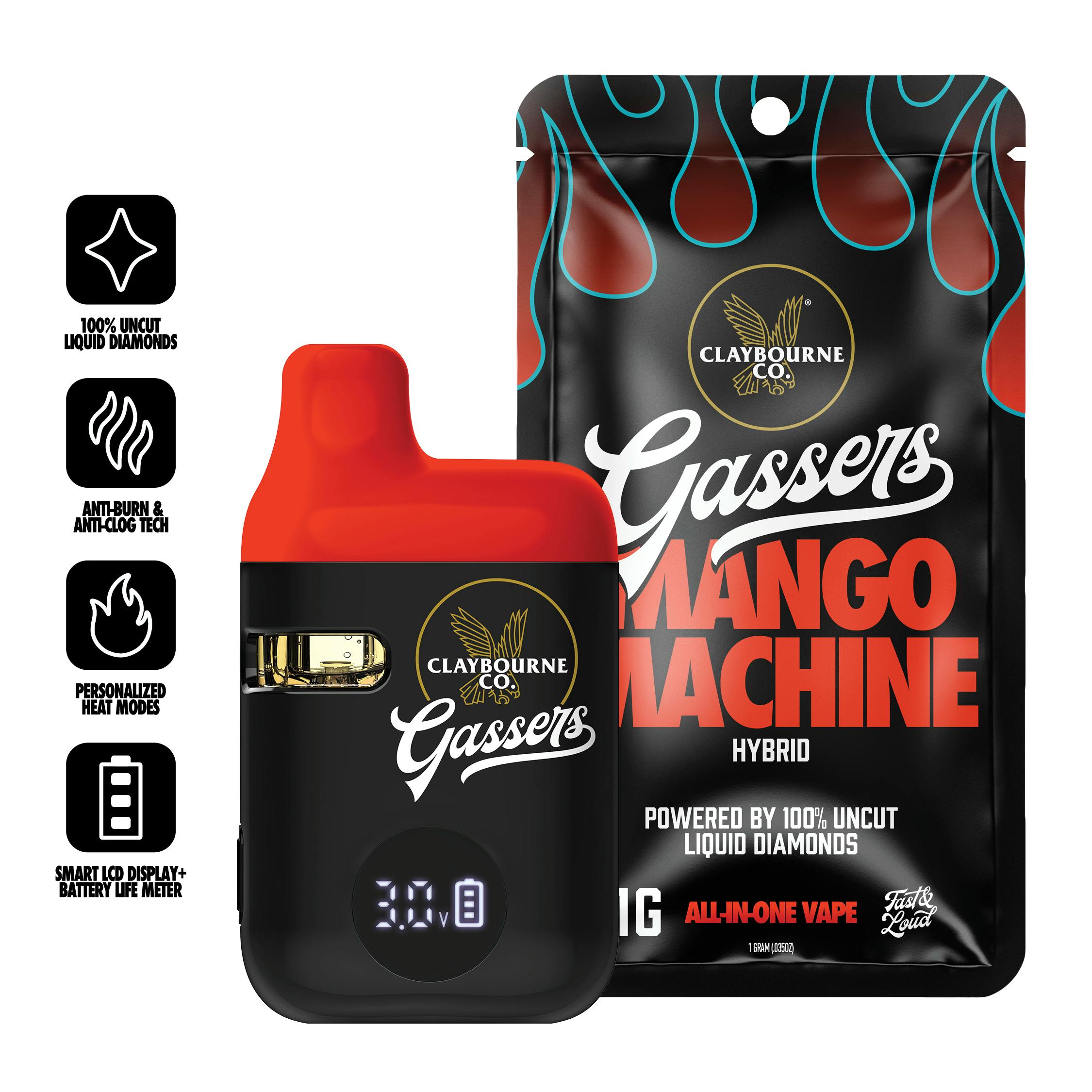 AIO Vape | Live Liquid Diamonds | Gassers | Mango Machine | 1 g