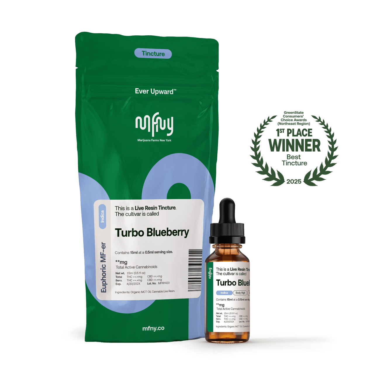 Tinctures | Live Resin | Turbo Blueberry | 15 ml