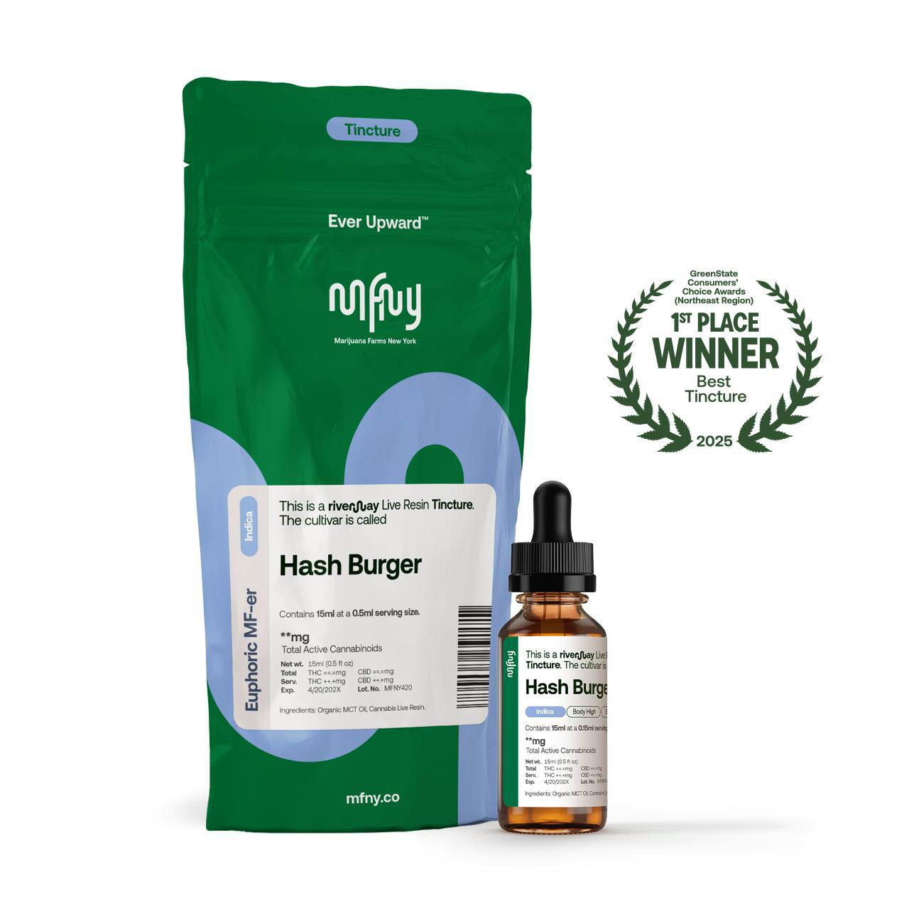 Tinctures | Live Resin | Hash Burger | 15 ml