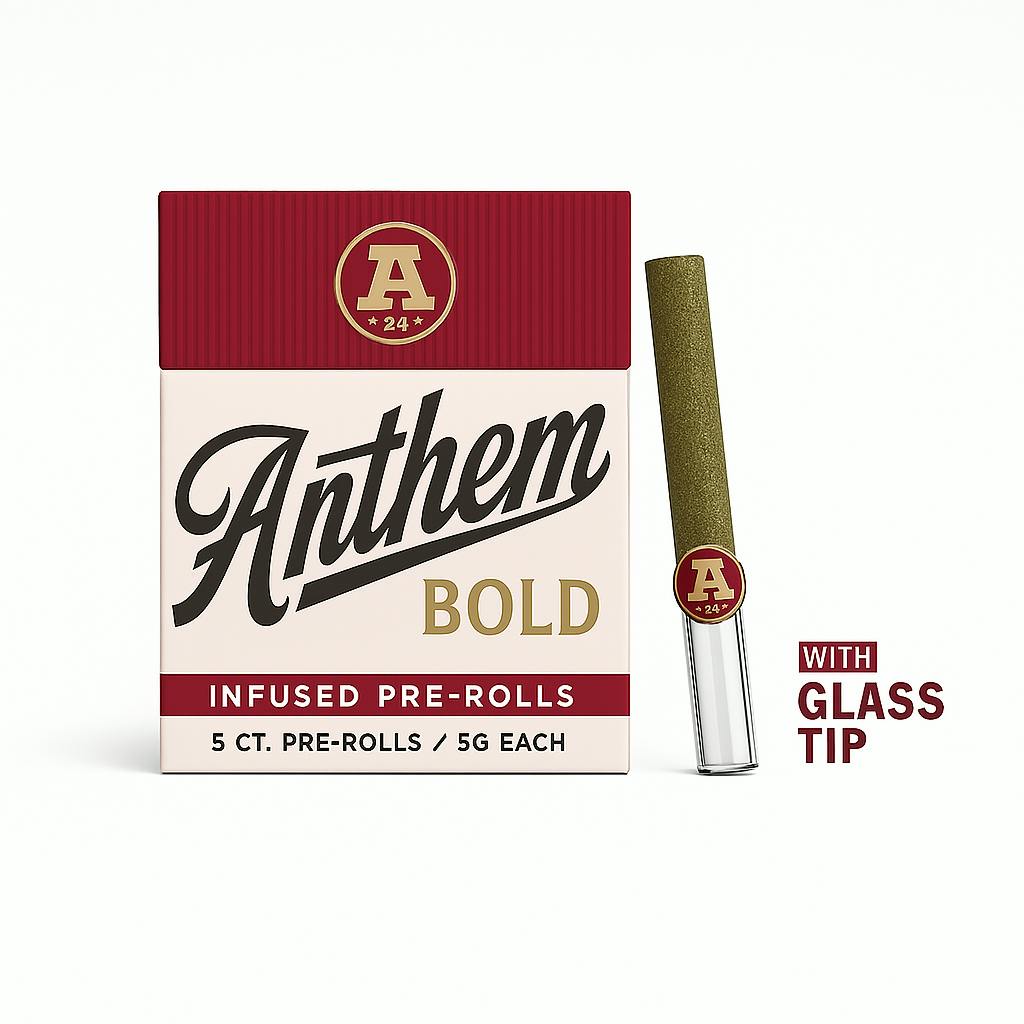 Infused Pre-Rolls | Bold with Glass Tip | Jet Fuel | 5pk x 0.5g | 2.5 g